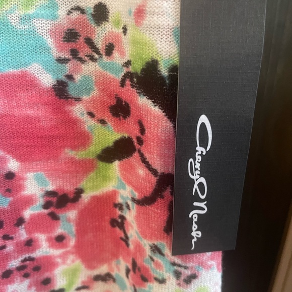 Cheryl Nash floral tank top NWT Medium - Picture 4 of 12